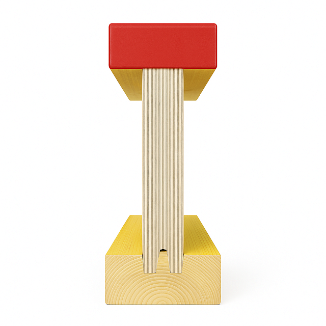Балка опалубки двутавровая H200  с фанерной стойкой
